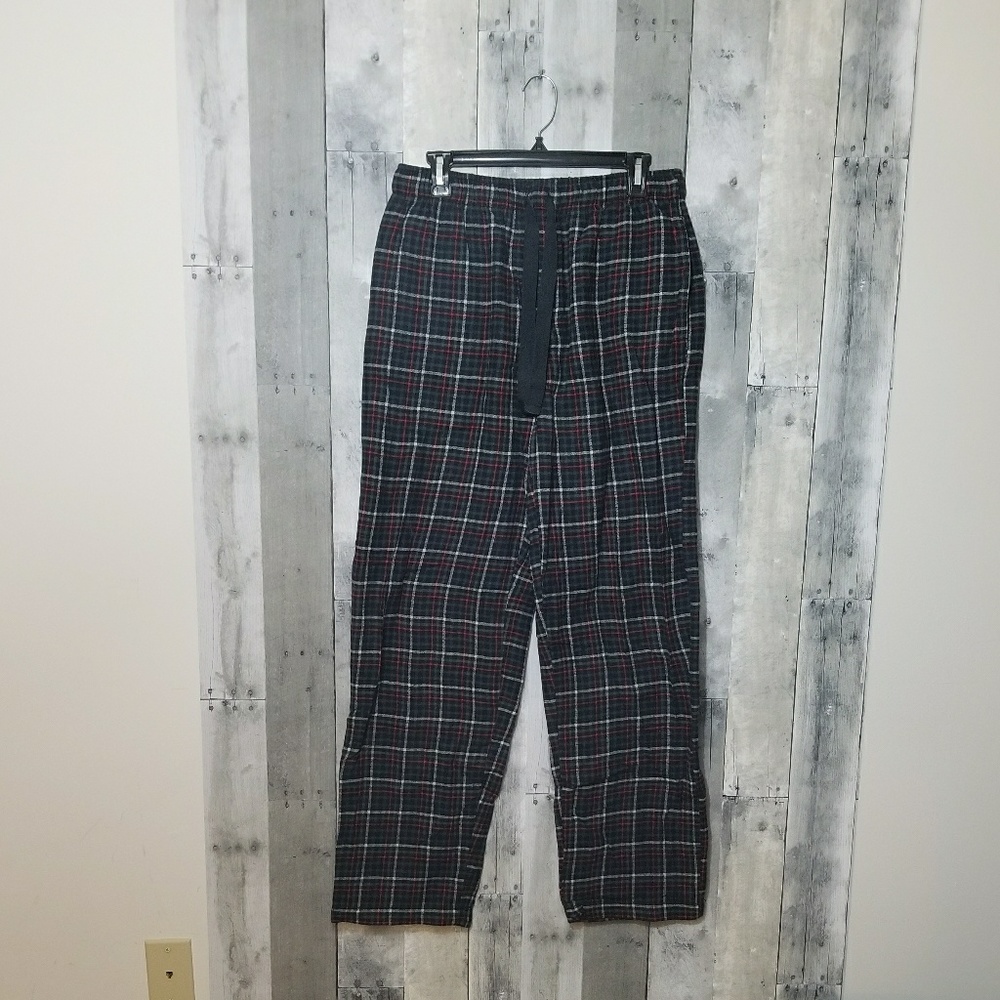Jockey Dark Plaid 100% Cotton Sleep Pants
